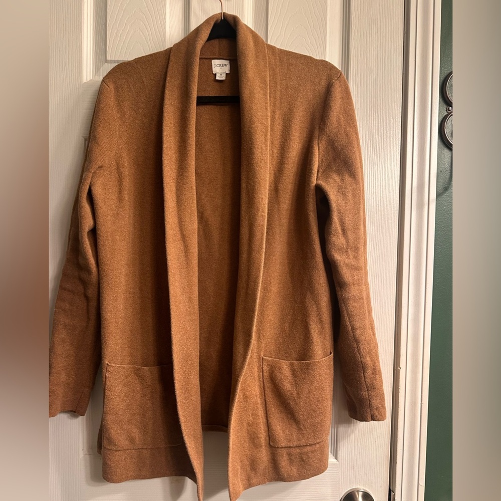 J. Crew Women's Tan Cardigan Sweater
